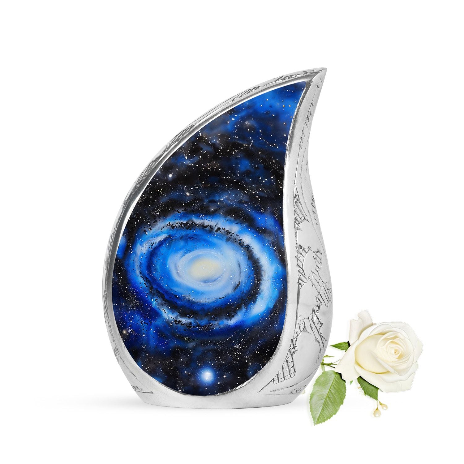 Galaxy Customized Urns For Human Ashes Teardrop, Heart Urn