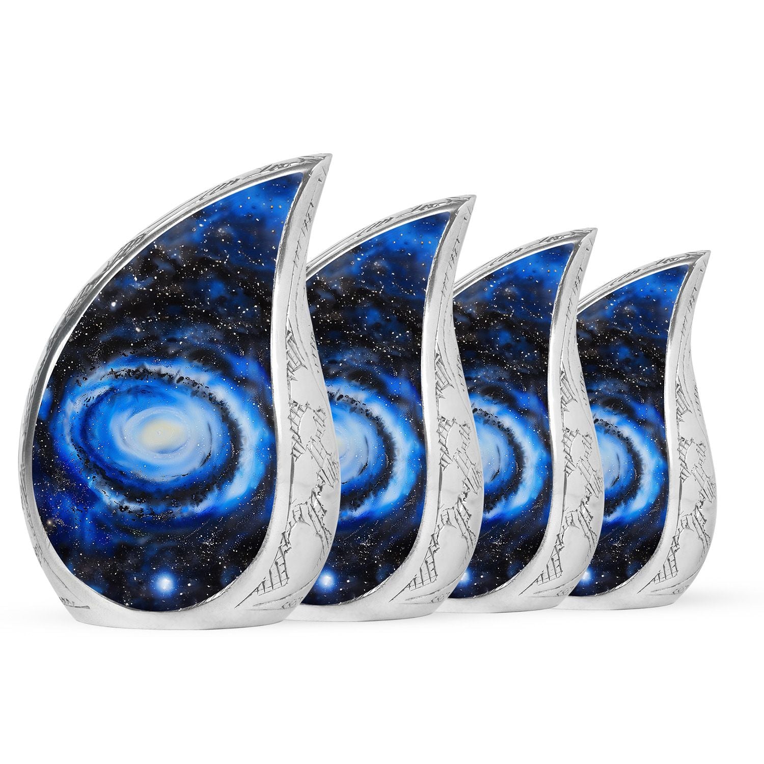 Galaxy Customized Urns For Human Ashes Teardrop, Heart Urn