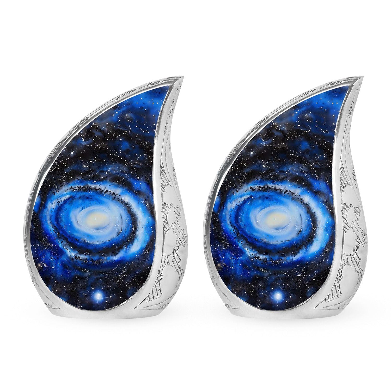 Galaxy Customized Urns For Human Ashes Teardrop, Heart Urn