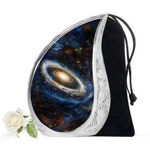 Galaxy Medium Urn For Ashes Teardrop, Heart Cremation Urn