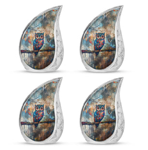 Teardrop Shaped  Keepsake Set of 4