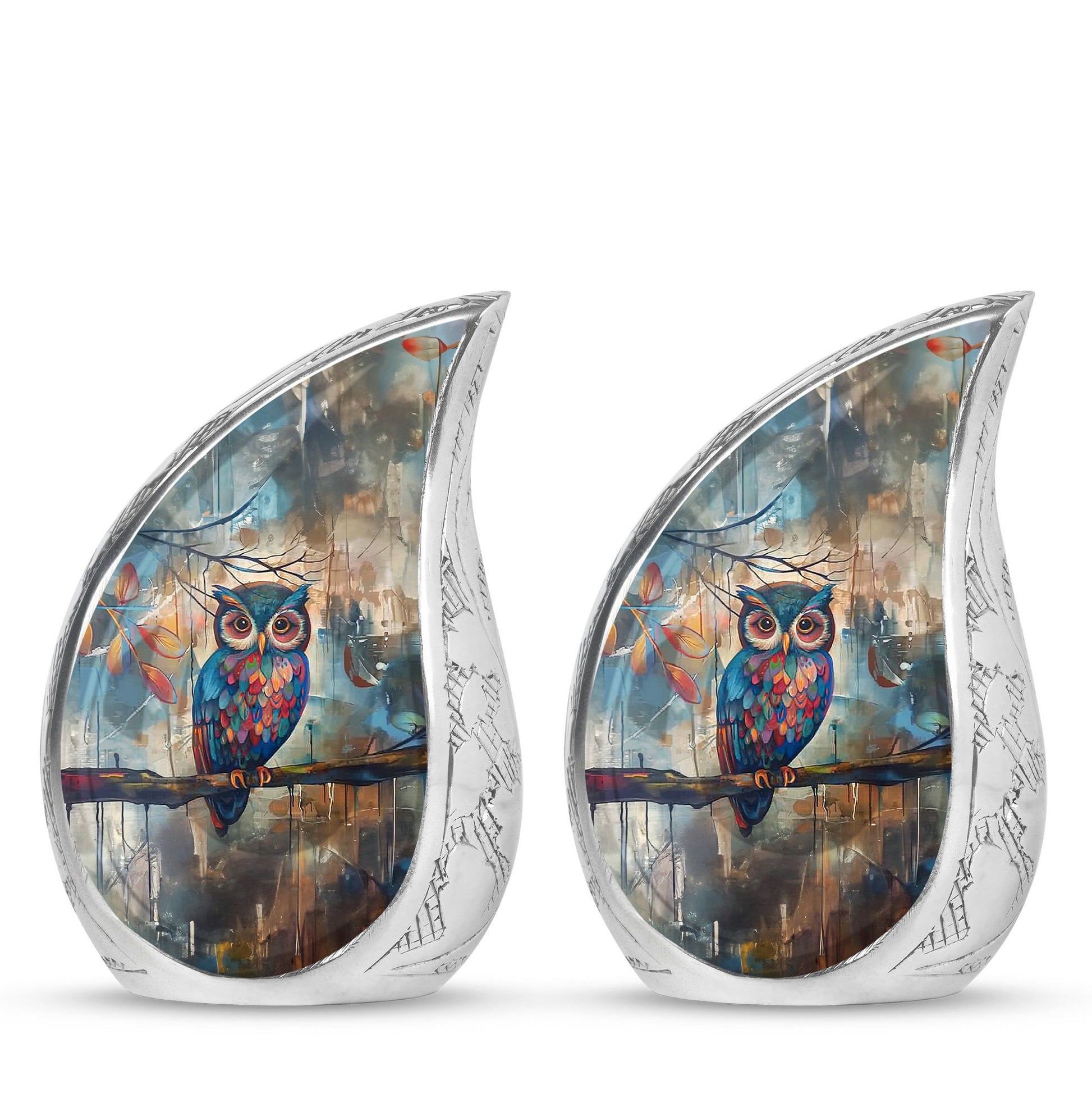 Teardrop Shaped  Keepsake Set of 2