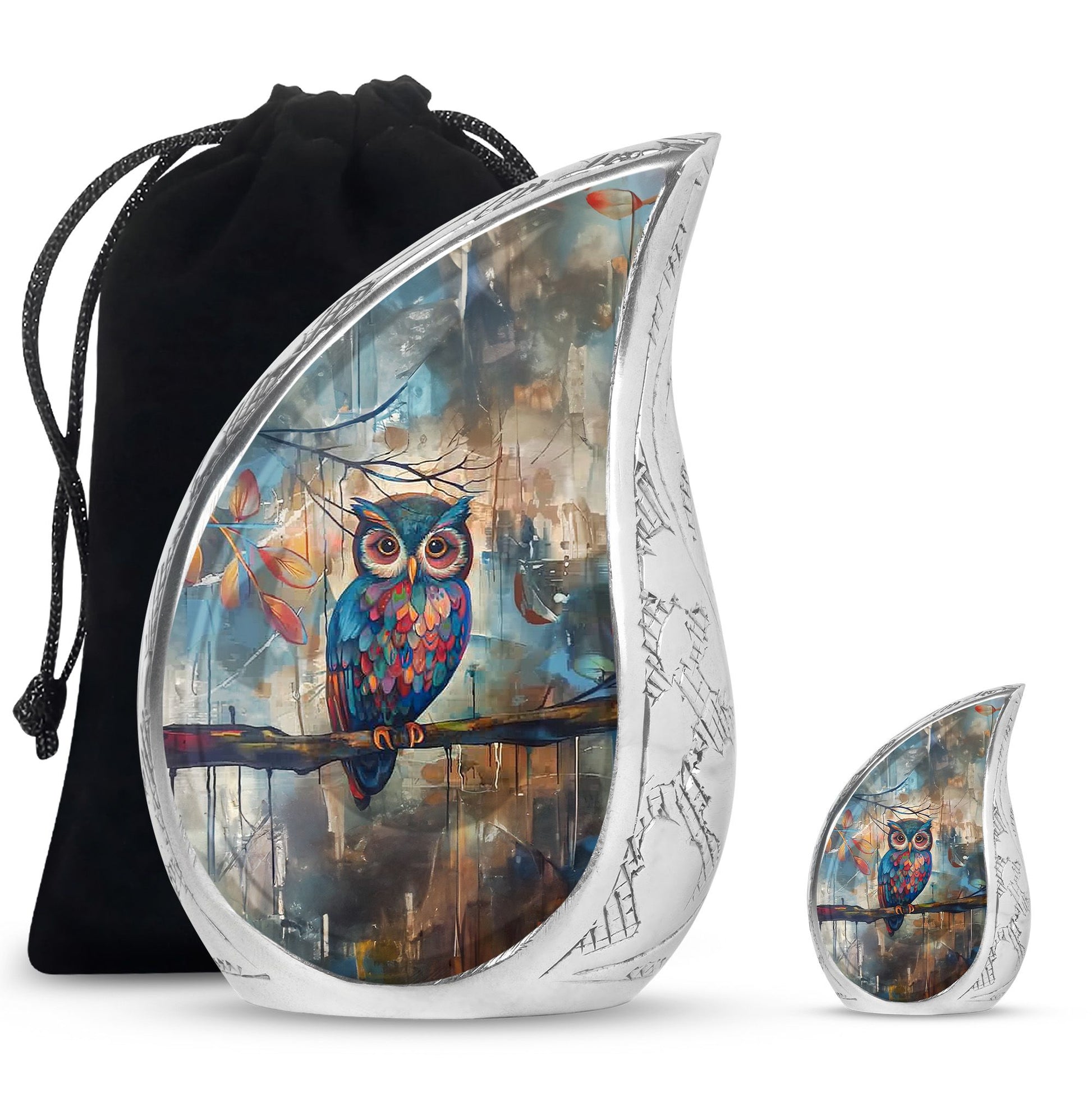 Teardrop Shaped  Large Urn With 1 Keepsake