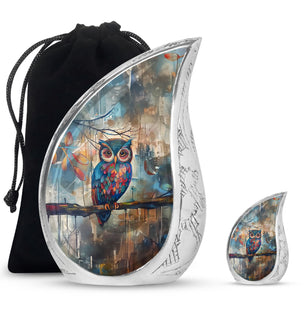 Teardrop Shaped  Large Urn With 1 Keepsake