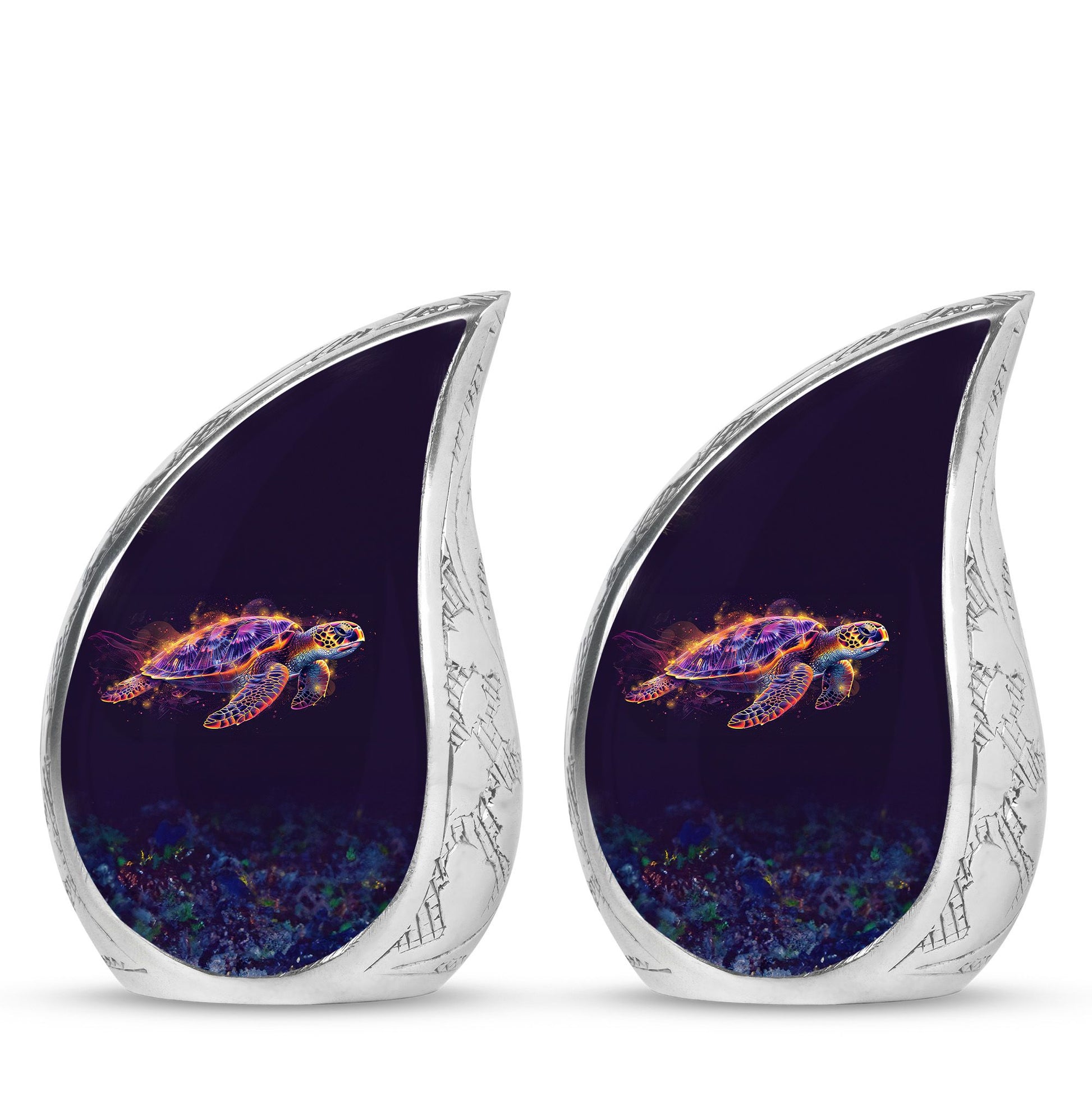 Teardrop Shaped  Keepsake Set of 2