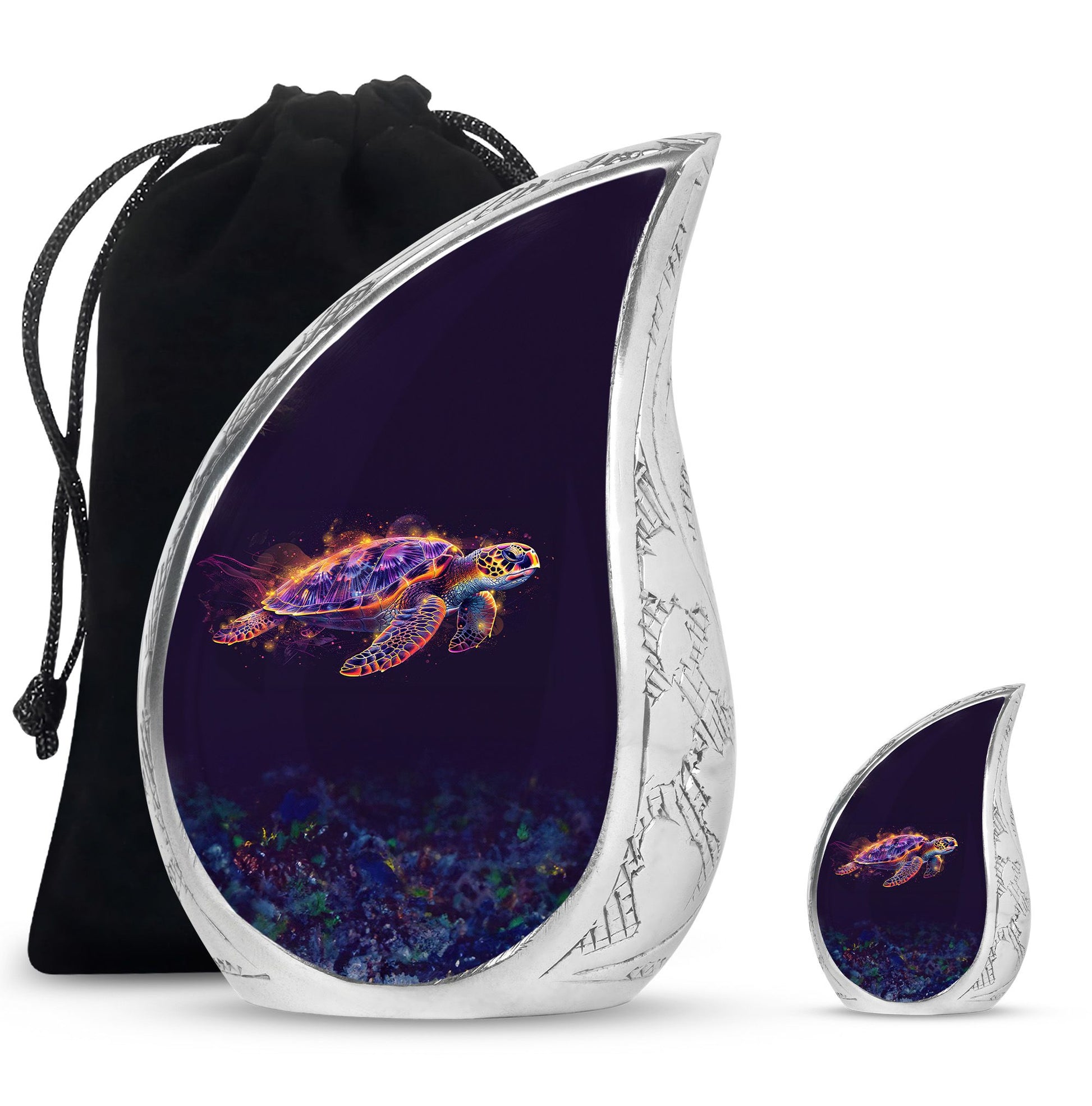 Teardrop Shaped  Large Urn With 1 Keepsake