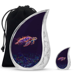 Teardrop Shaped  Large Urn With 1 Keepsake