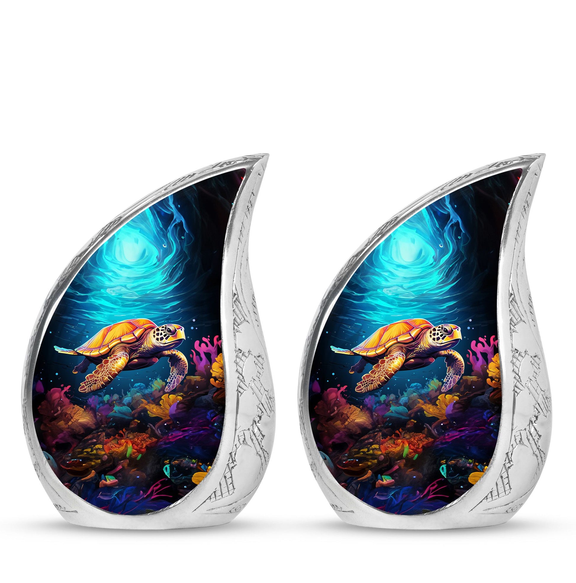 Teardrop Shaped  Keepsake Set of 2