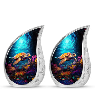 Teardrop Shaped  Keepsake Set of 2