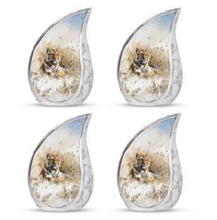 Teardrop Shaped  Keepsake Set of 4
