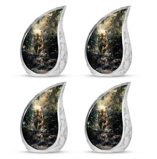 Teardrop Shaped  Keepsake Set of 4