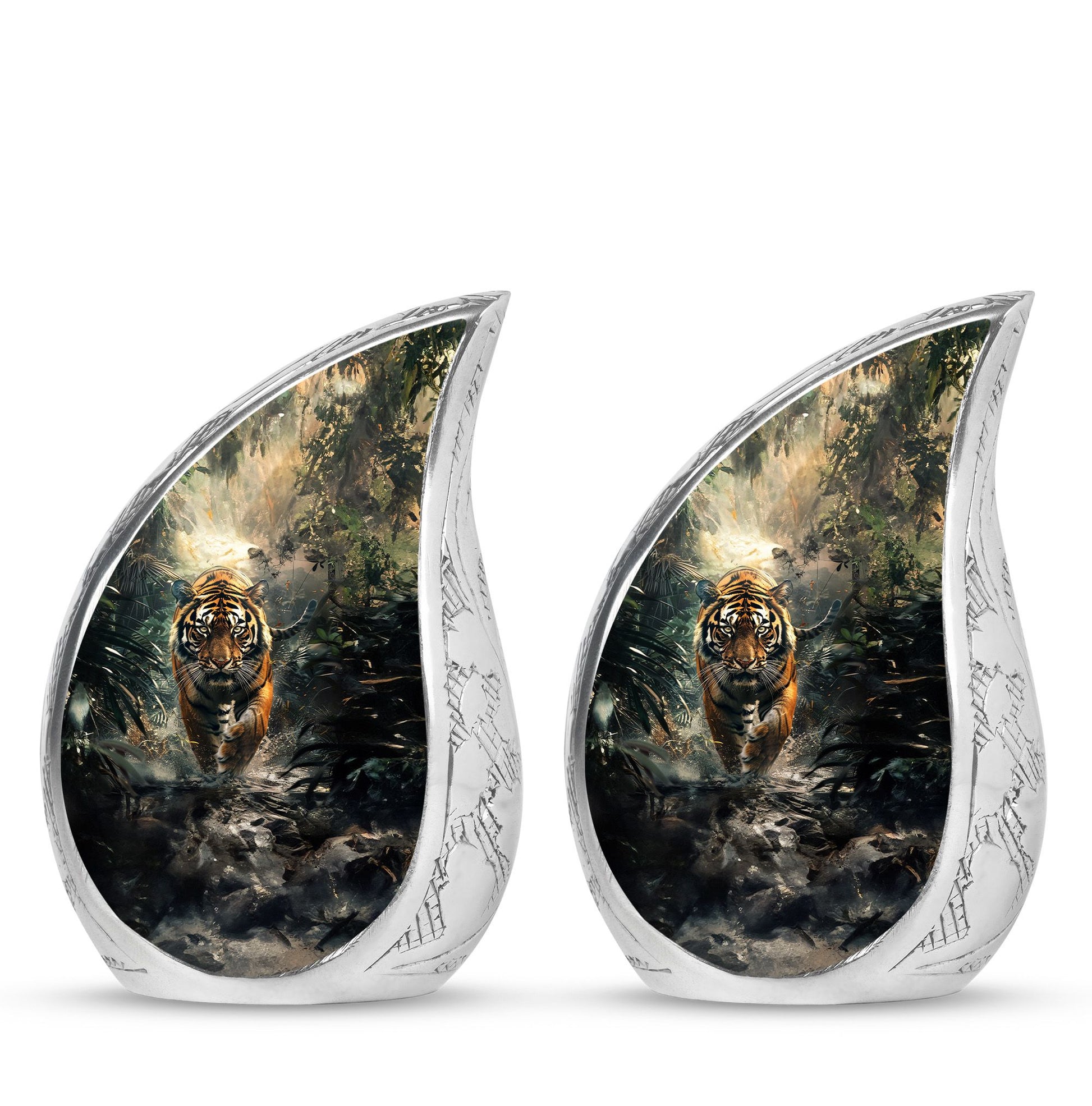 Teardrop Shaped  Keepsake Set of 2