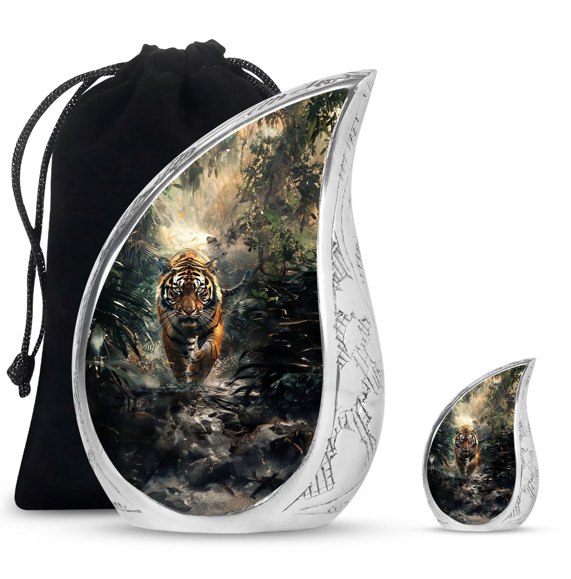 Teardrop Shaped  Large Urn With 1 Keepsake