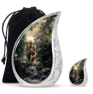 Teardrop Shaped  Large Urn With 1 Keepsake
