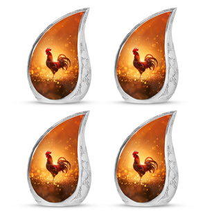 Teardrop Shaped  Keepsake Set of 4