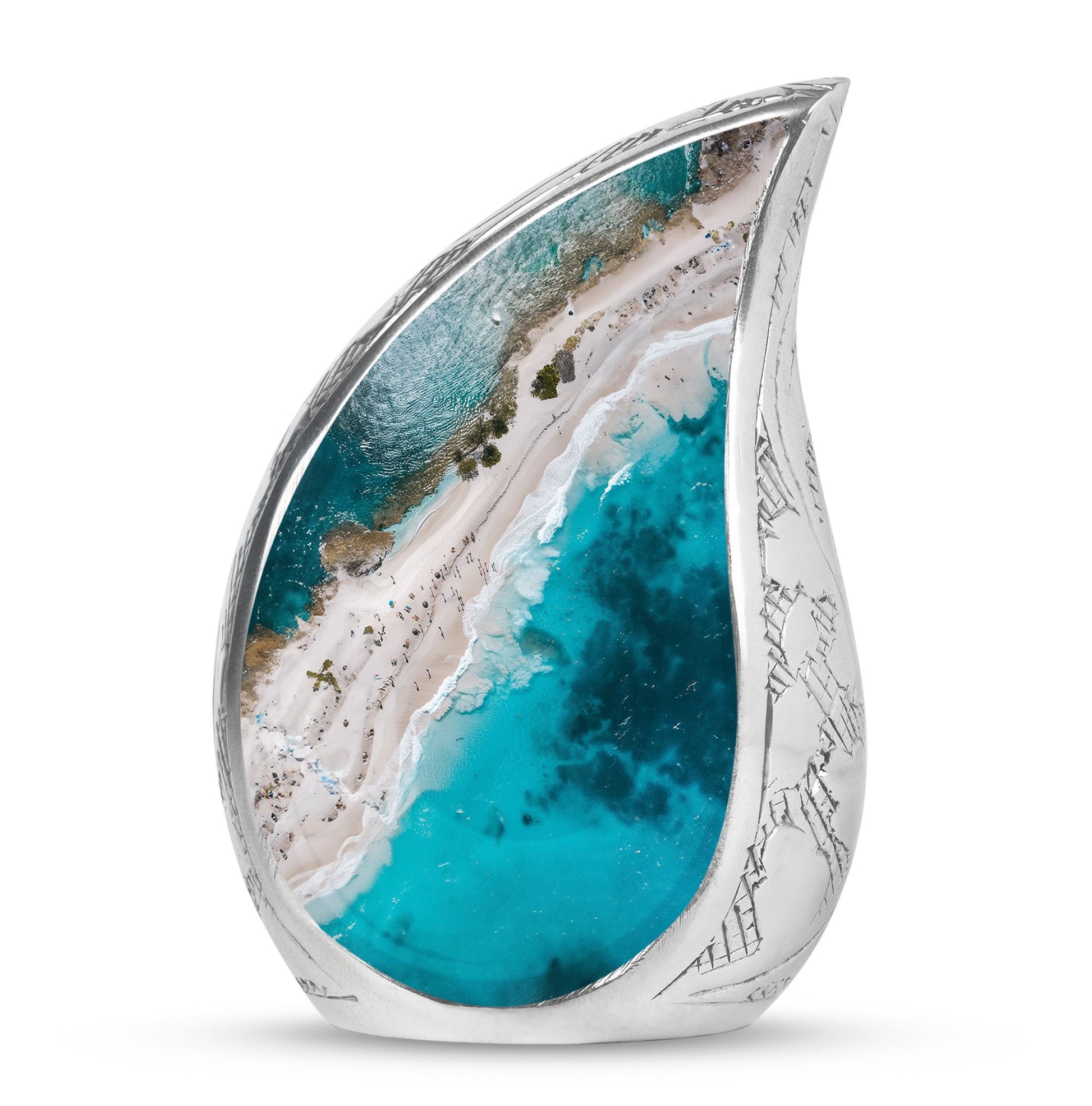 Teardrop Shaped  Keepsake 3 Inch