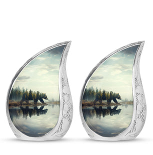 Teardrop Shaped  Keepsake Set of 2