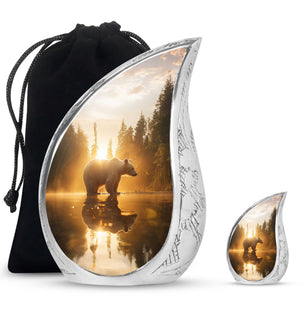 Teardrop Shaped  Large Urn With 1 Keepsake