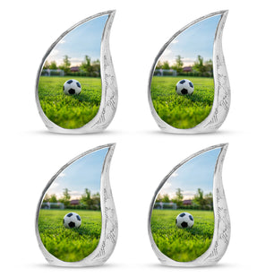 Foothball Theme 3 Inch Keepsake Pack of 4
