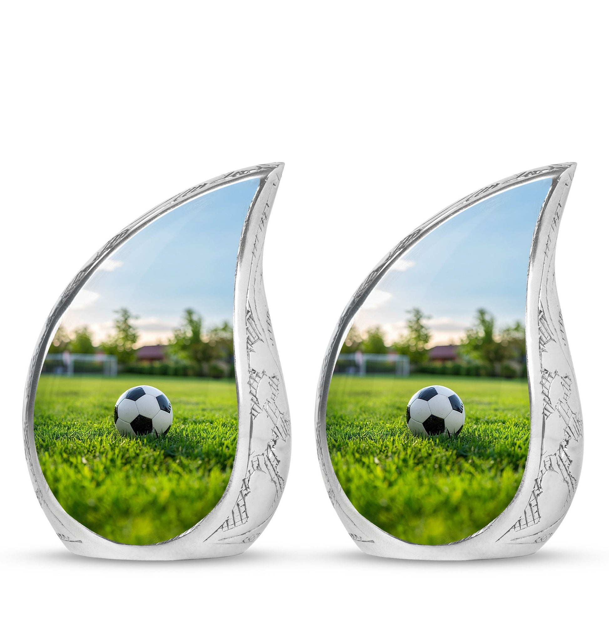 Foothball Theme 3 Inch Keepsake Pack of 2