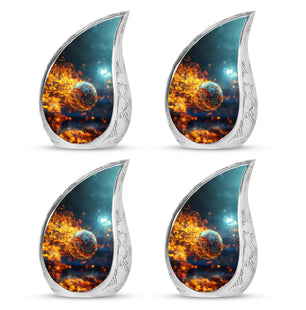Foothball Theme 3 Inch Keepsake Pack of 4