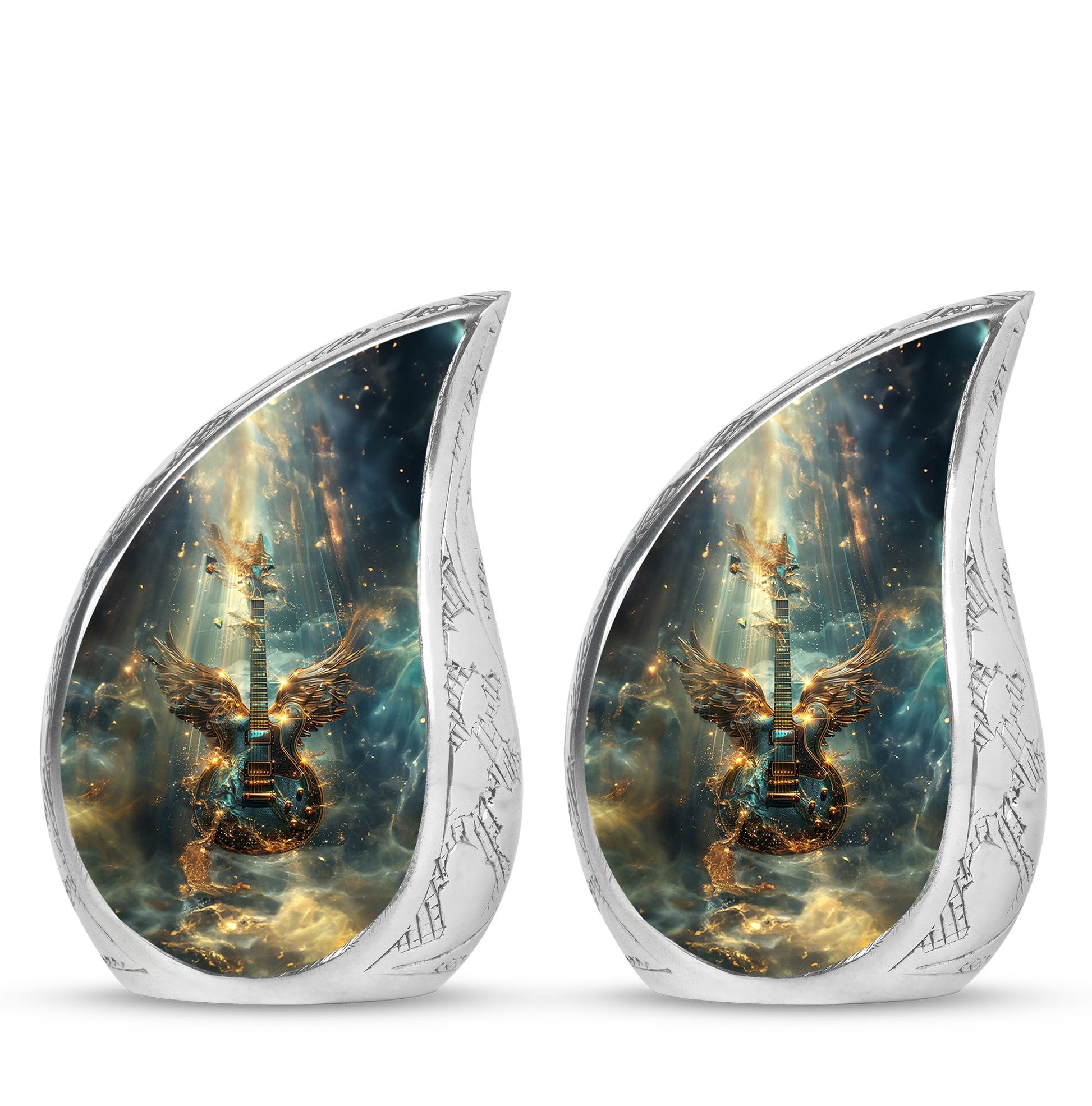 Guitar Theme 3 Inch Keepsake Pack of 2