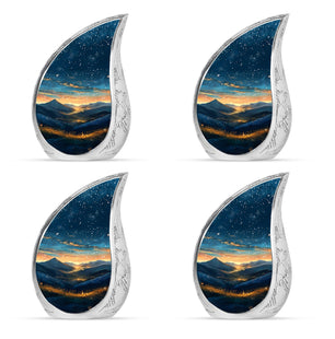Majestic Sky Theme 3 Inch Keepsake Pack of 4