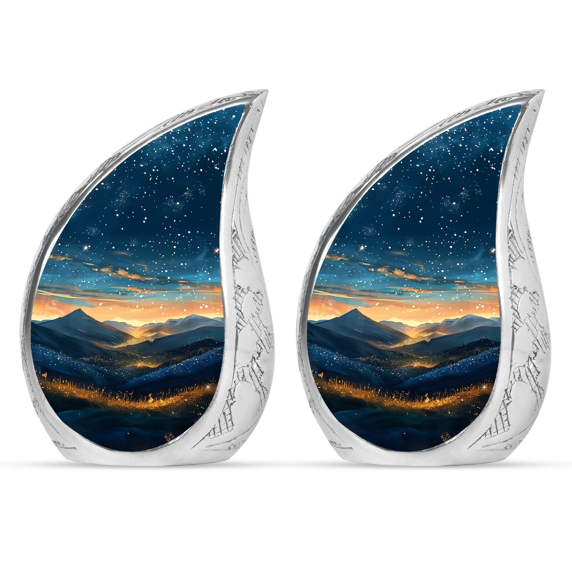 Majestic Sky Theme 3 Inch Keepsake Pack of 2