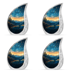 Majestic Sky Theme 3 Inch Keepsake Pack of 4