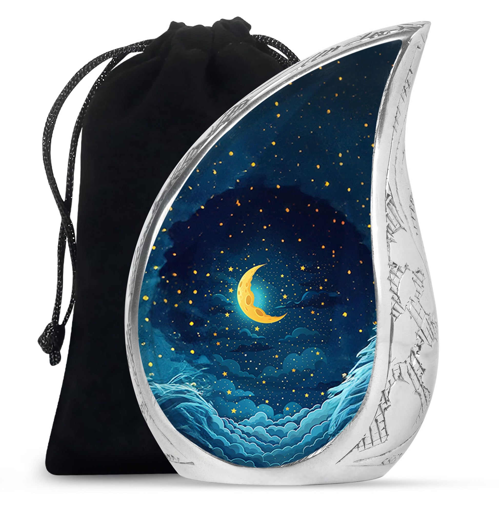 Majestic Moon Theme Large Urn 10 Inch