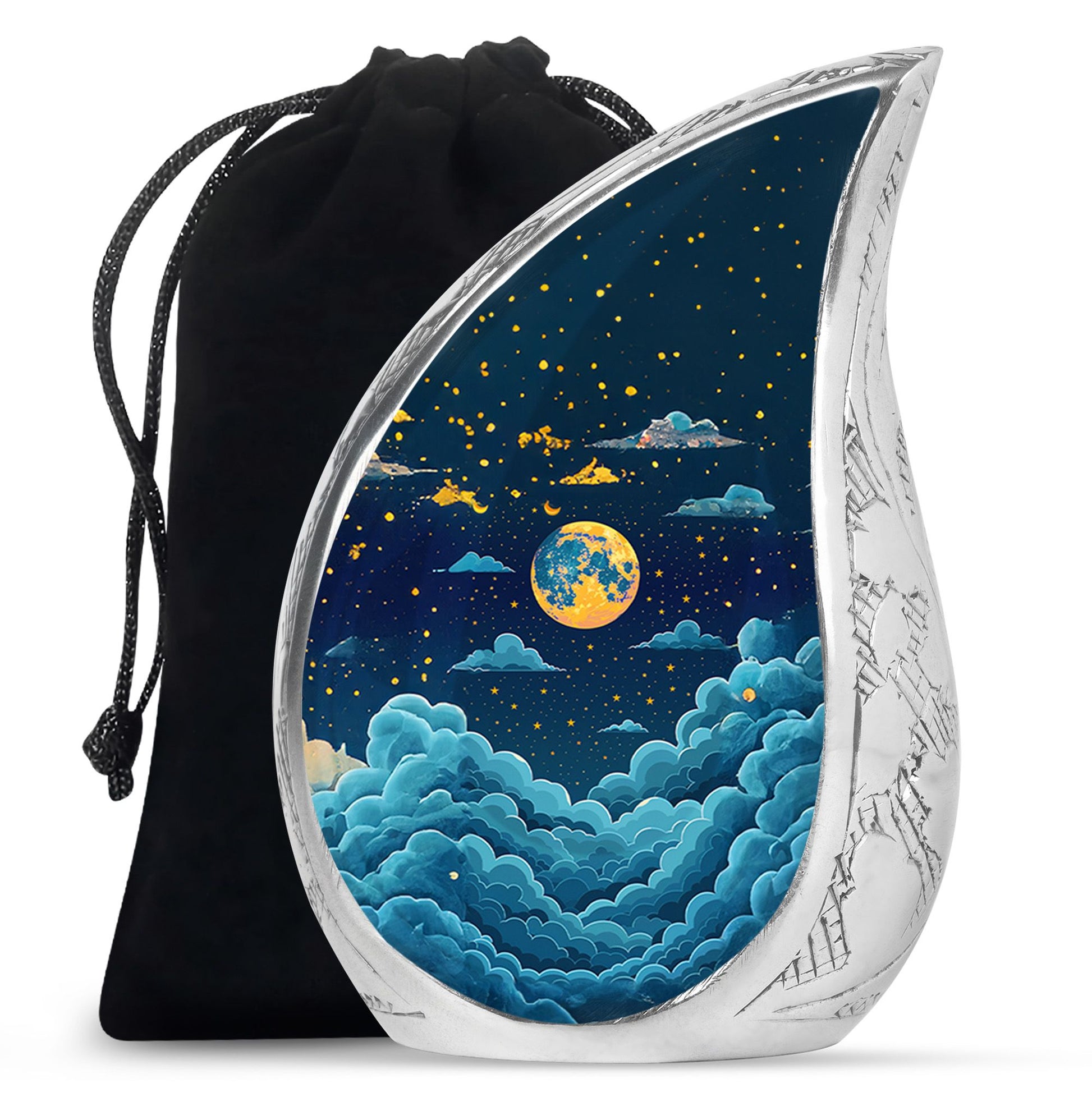 Majestic Moon Theme Large Urn 10 Inch