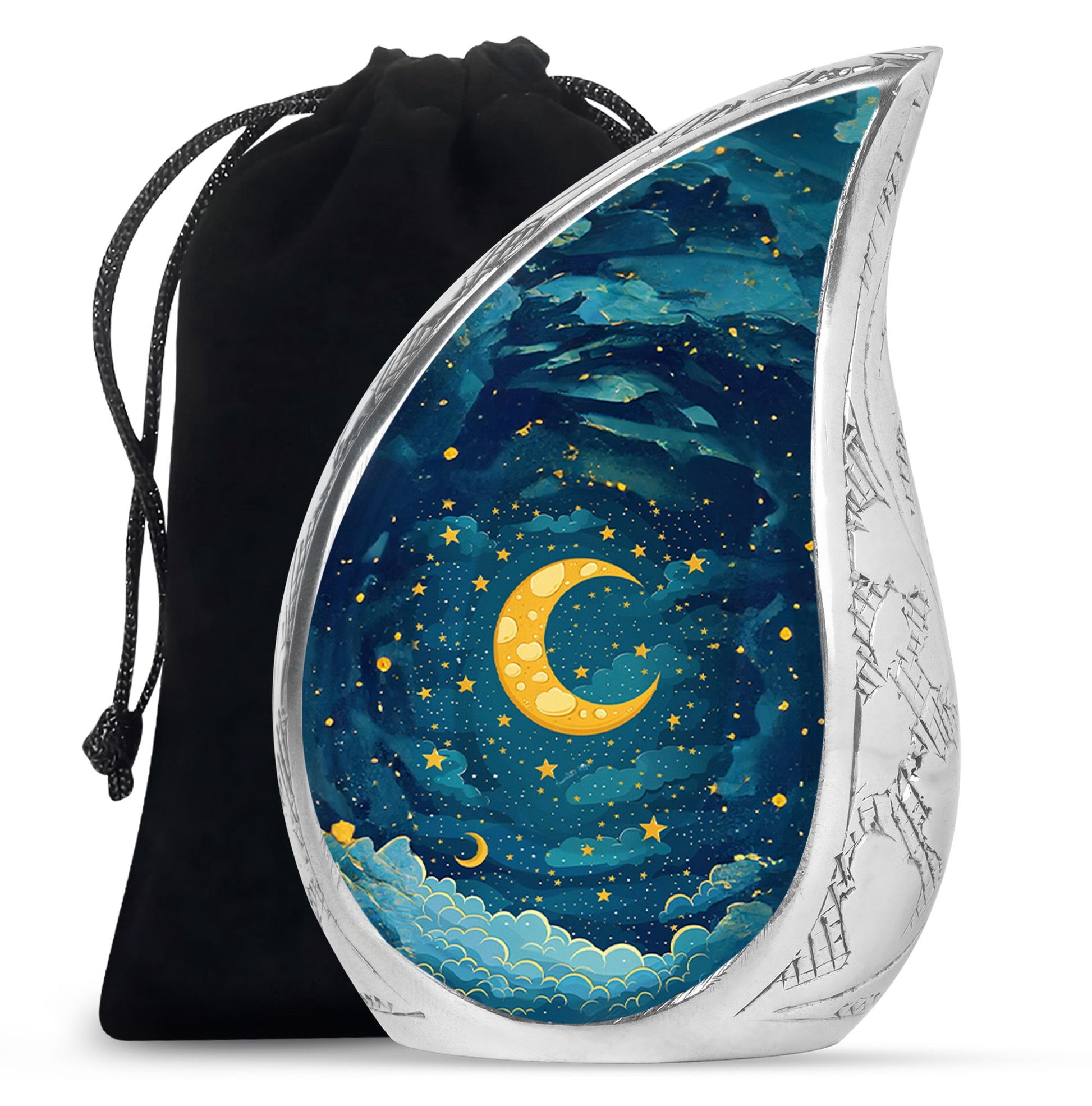 Majestic Moon Theme Large Urn 10 Inch