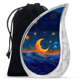Night Sky Theme Large Urn 10 Inch