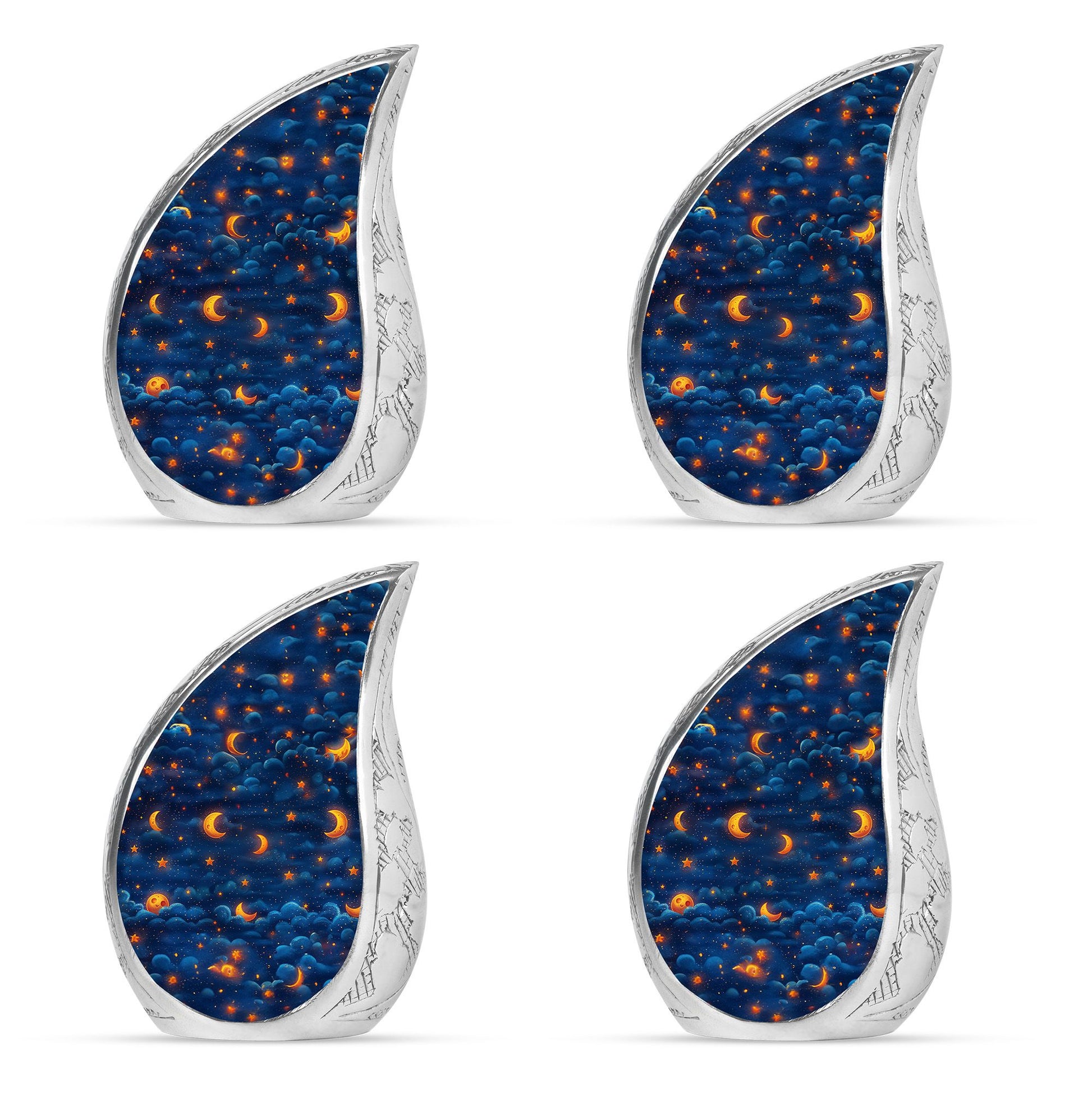 Night Sky Theme 3 Inch Keepsake Pack of 4