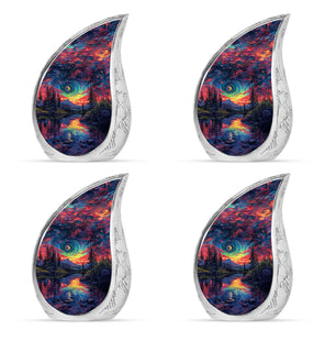 Majestic Sky Theme 3 Inch Keepsake Pack of 4