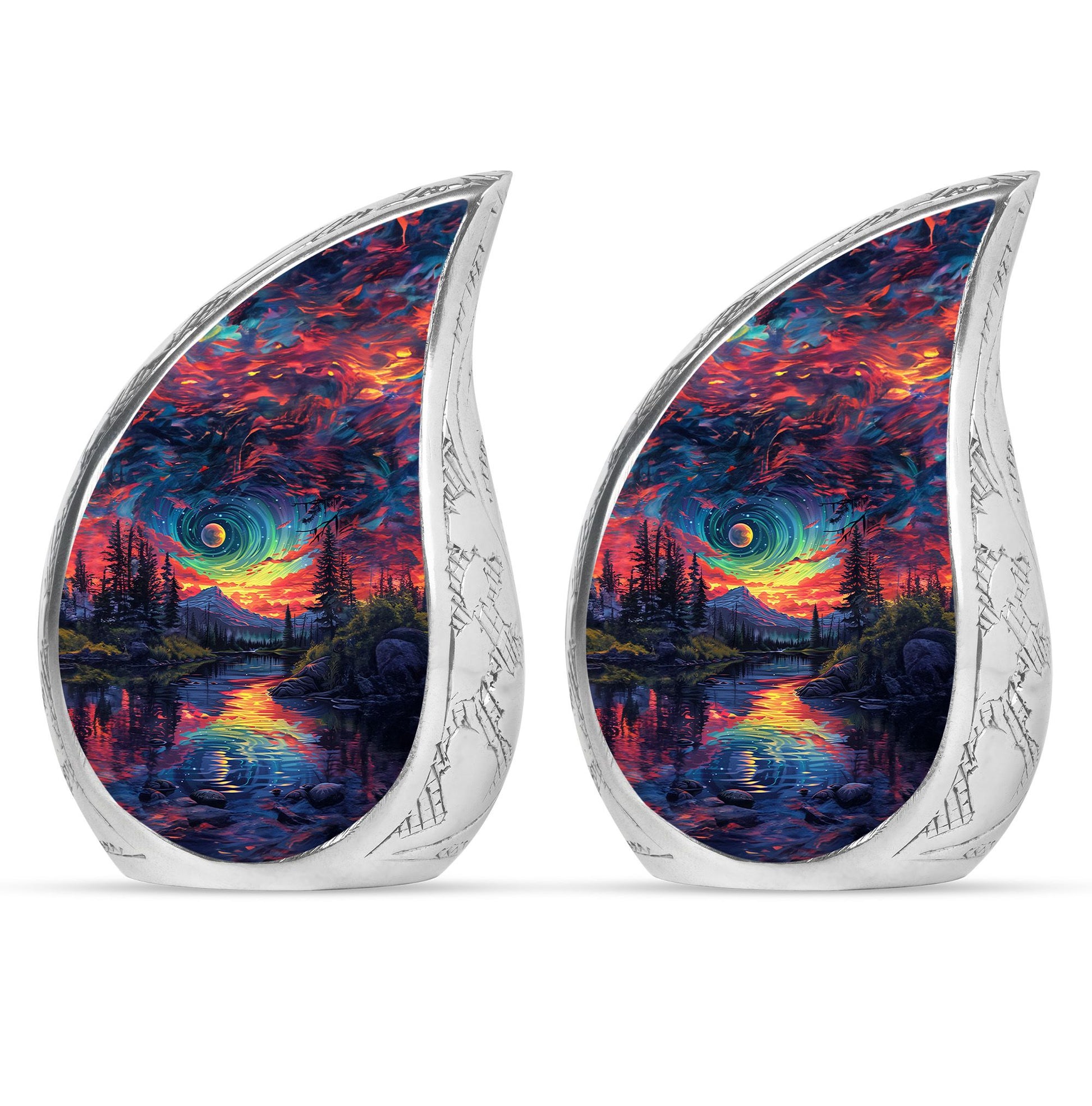 Majestic Sky Theme 3 Inch Keepsake Pack of 2