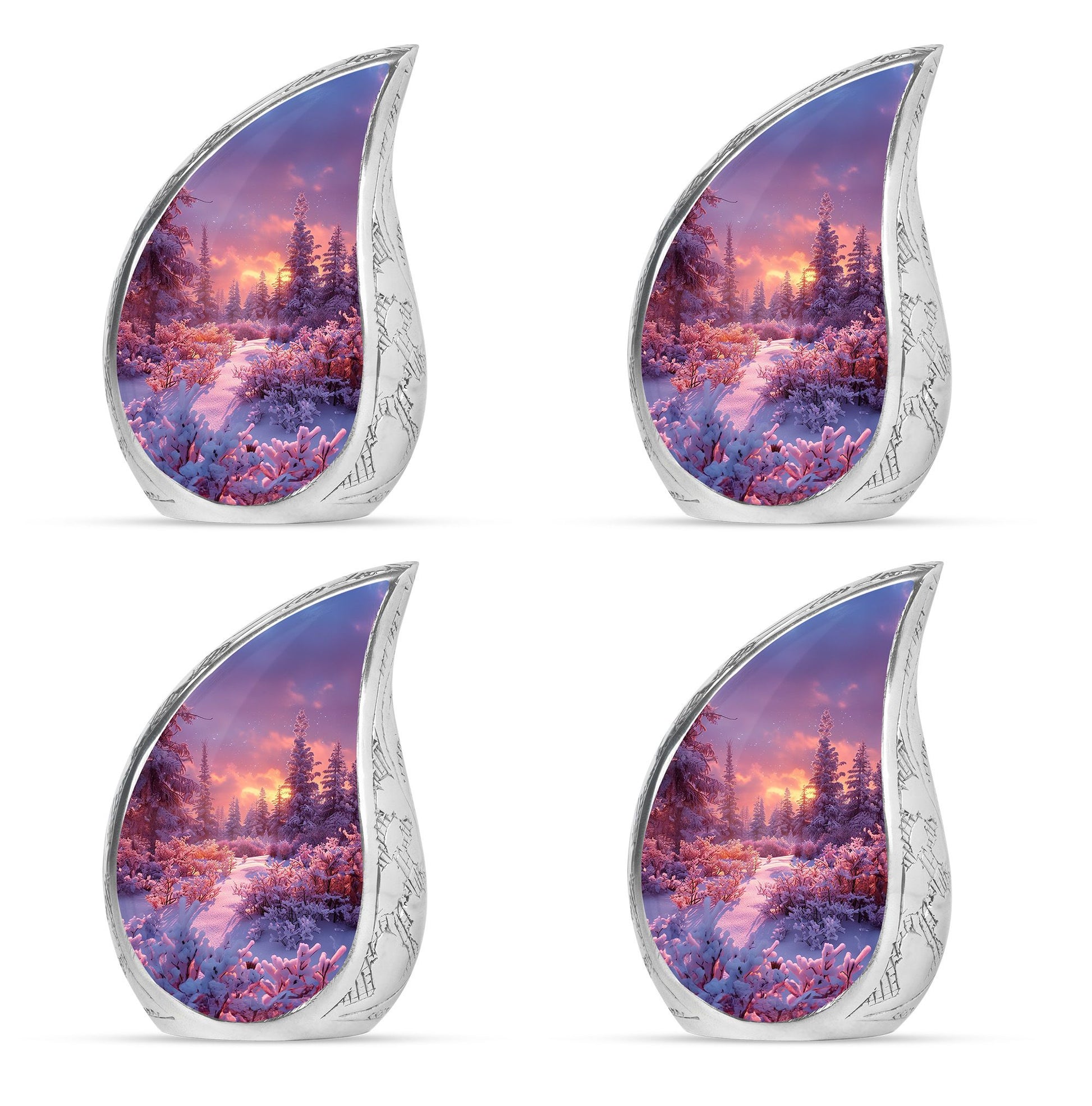 Majestic Sky Theme 3 Inch Keepsake Pack of 4