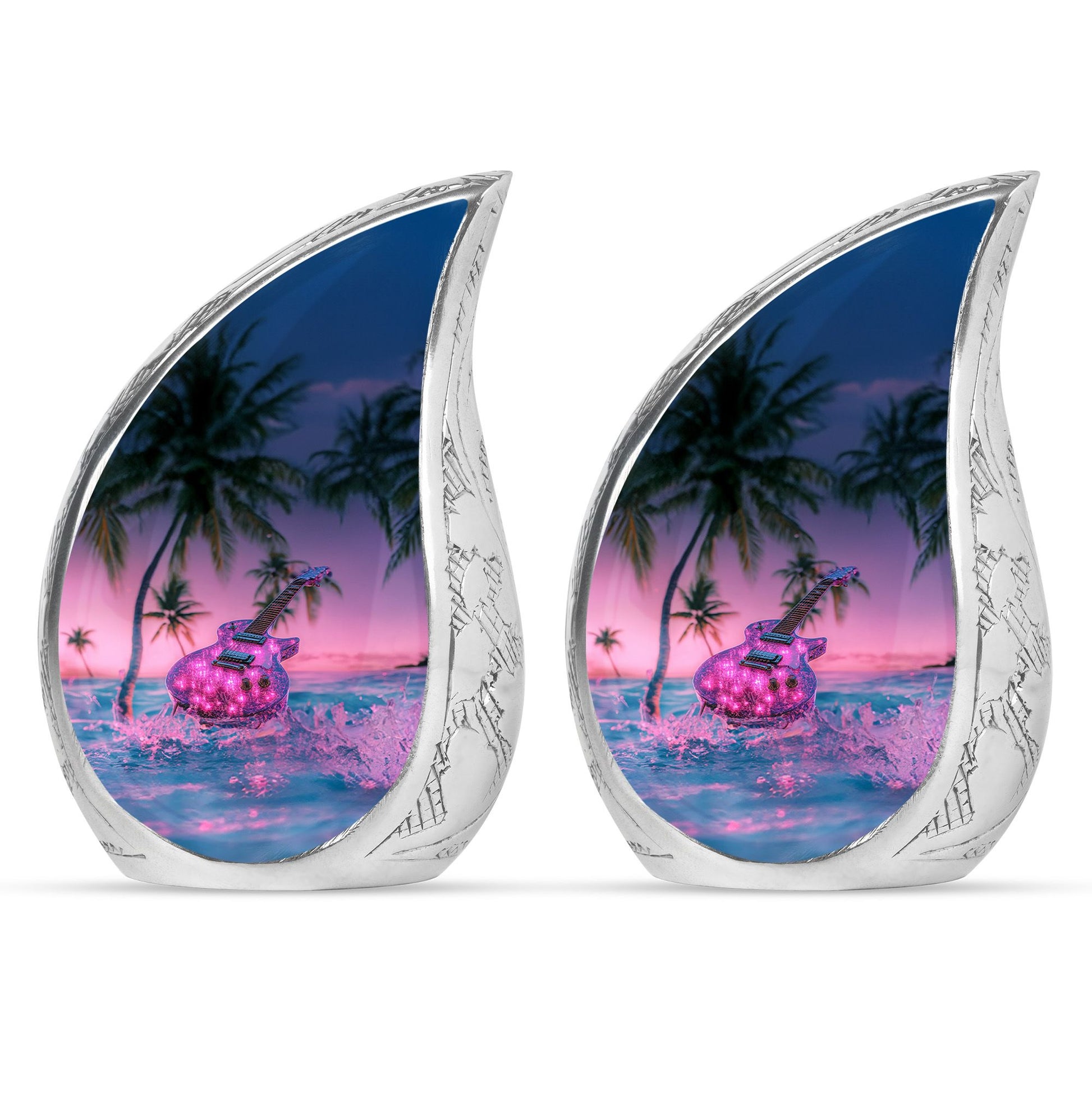 Guitar Theme 3 Inch Keepsake Pack of 2
