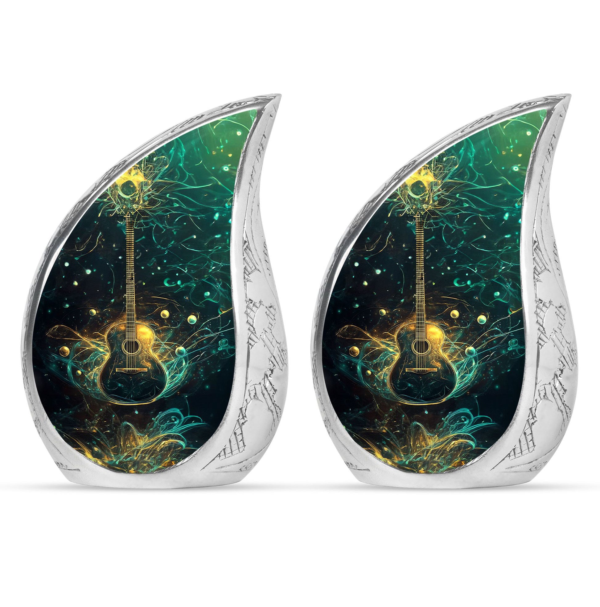 Guitar Theme 3 Inch Keepsake Pack of 2