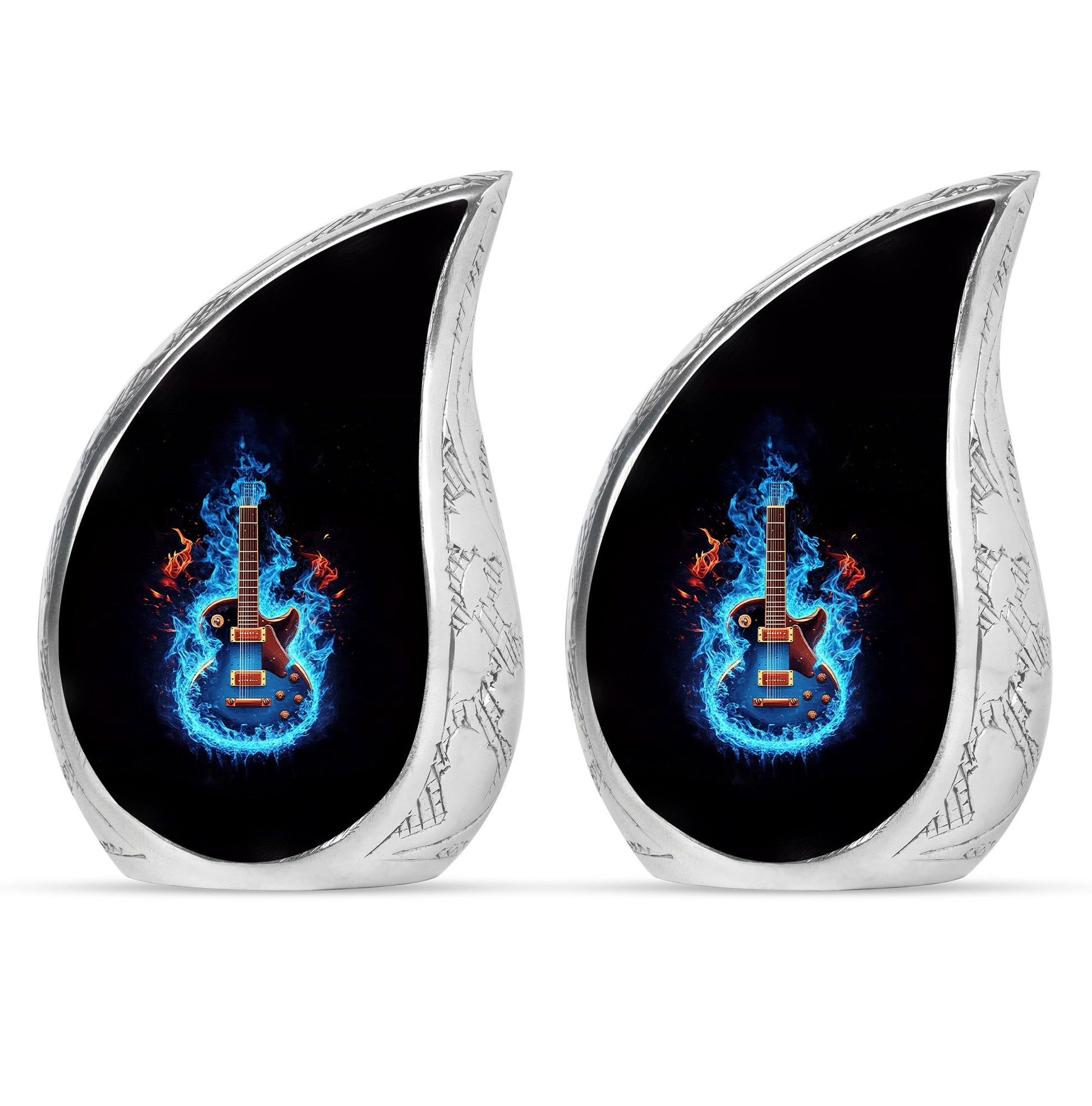 Guitar Theme 3 Inch Keepsake Pack of 2