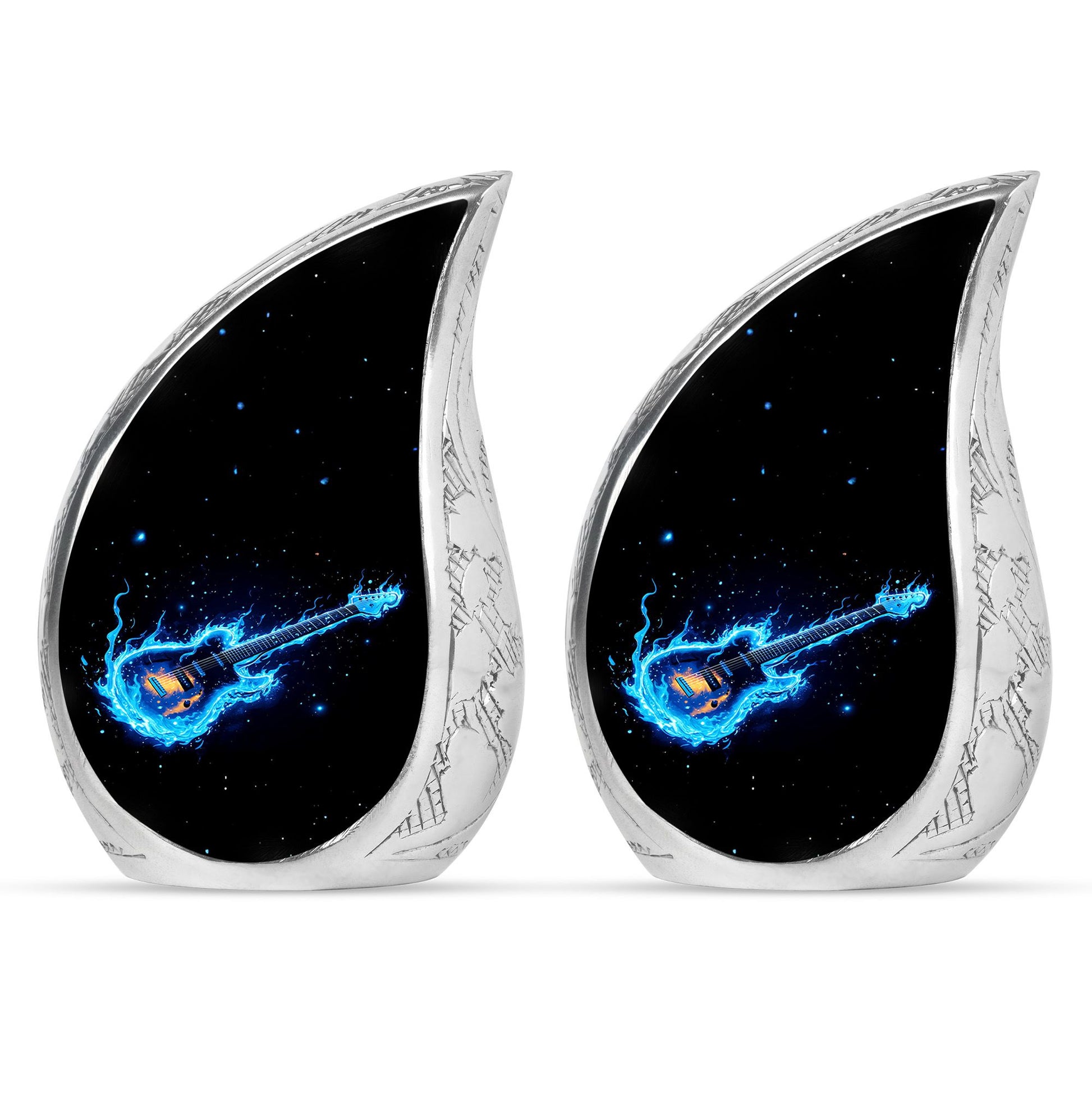 Guitar Theme 3 Inch Keepsake Pack of 2