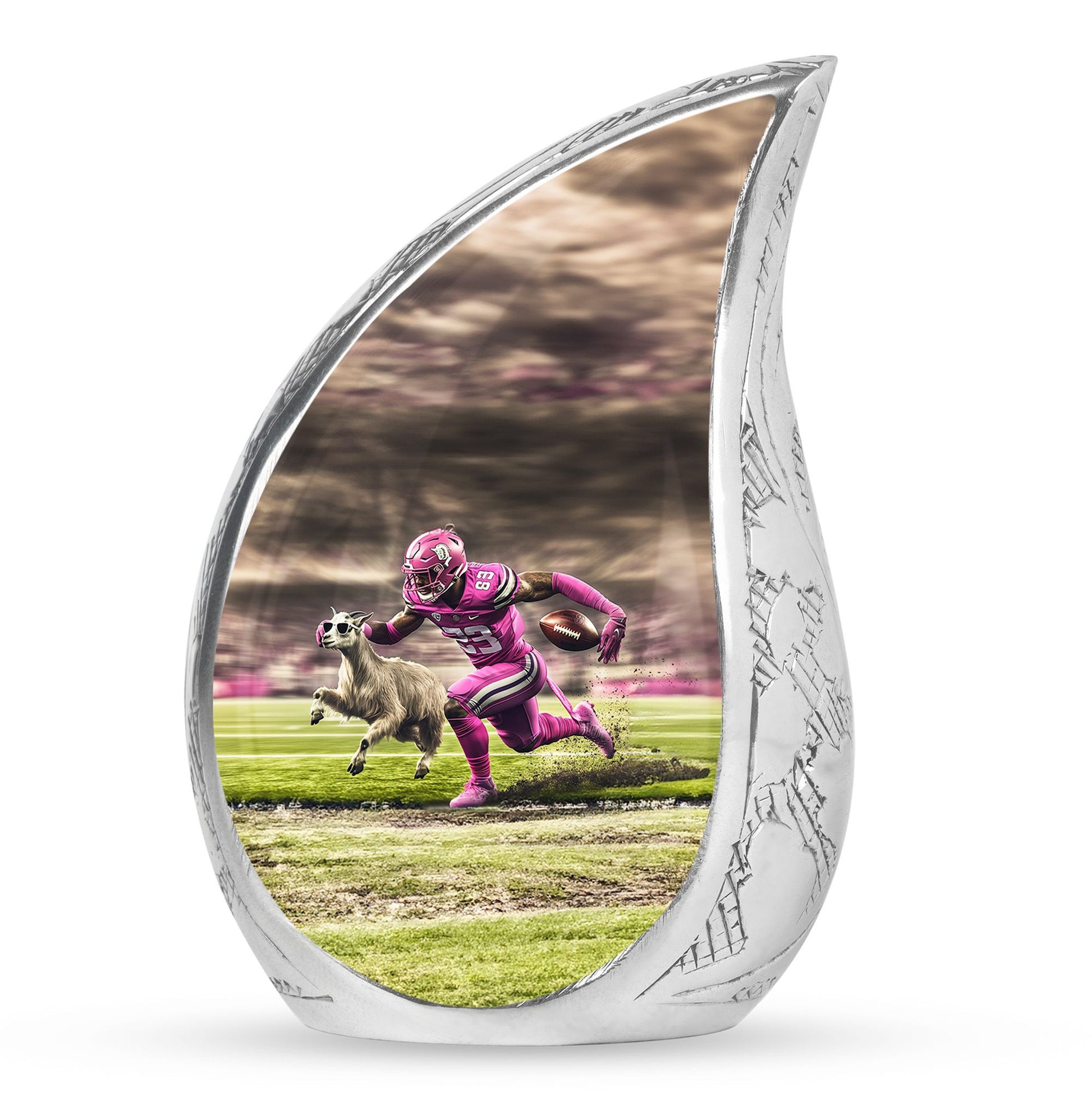 Football Theme 3 Inch Keepsake