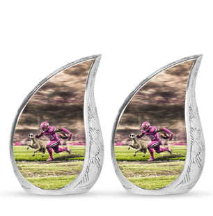 Football Theme 3 Inch Keepsake Pack of 2