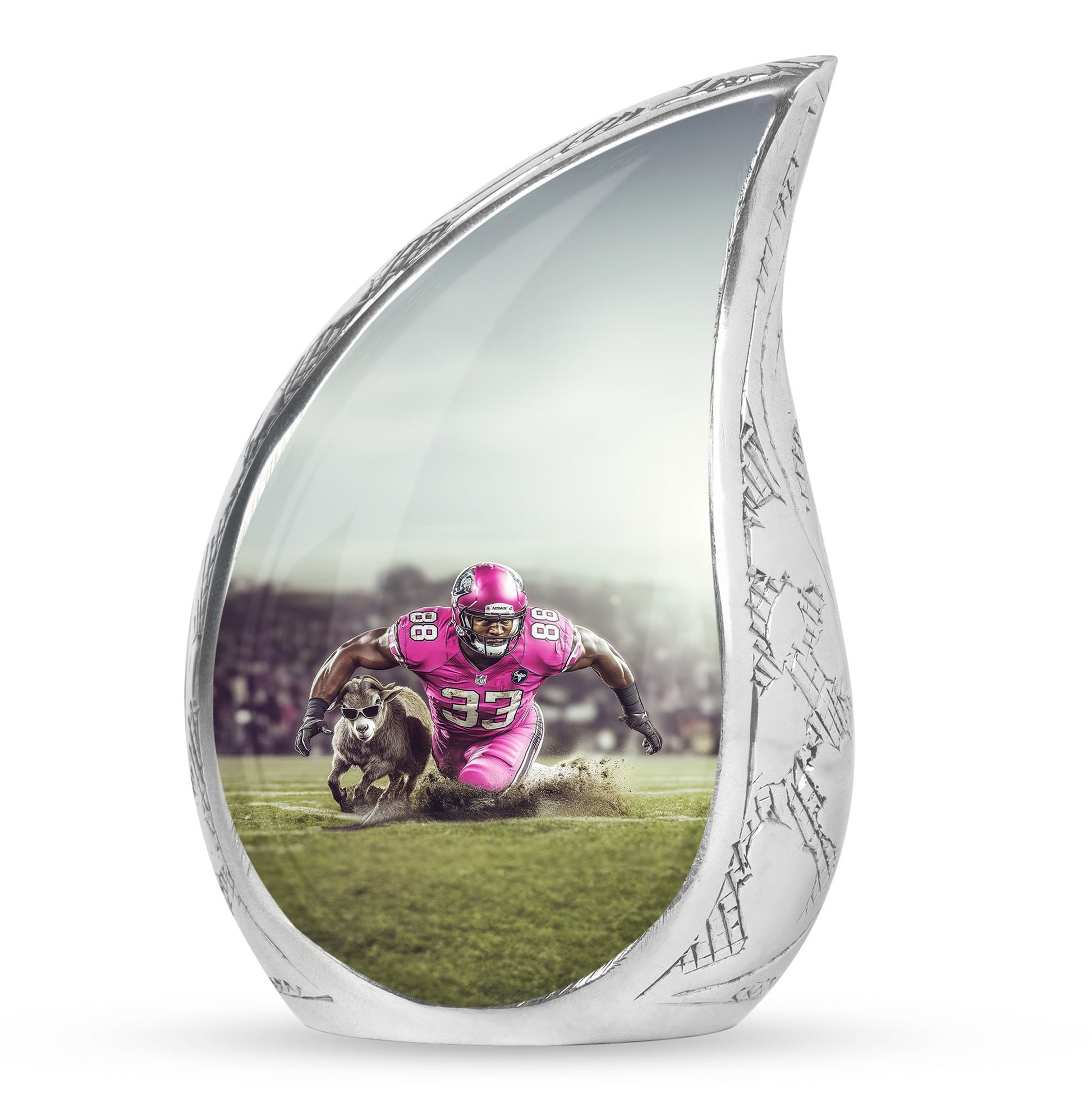 Football Theme 3 Inch Keepsake