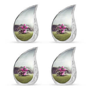 Football Theme 3 Inch Keepsake Pack of 4