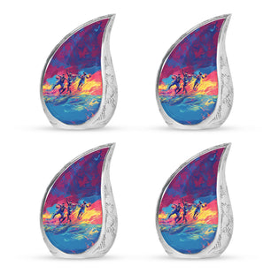 Football Theme 3 Inch Keepsake Pack of 4