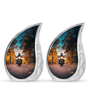 Motorbike Riders Theme 3 Inch Keepsake Pack of 2