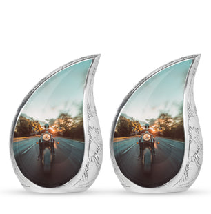 Motorbike Riders Theme 3 Inch Keepsake Pack of 2