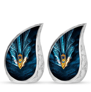Speed Boat Theme 3 Inch Keepsake Pack of 2