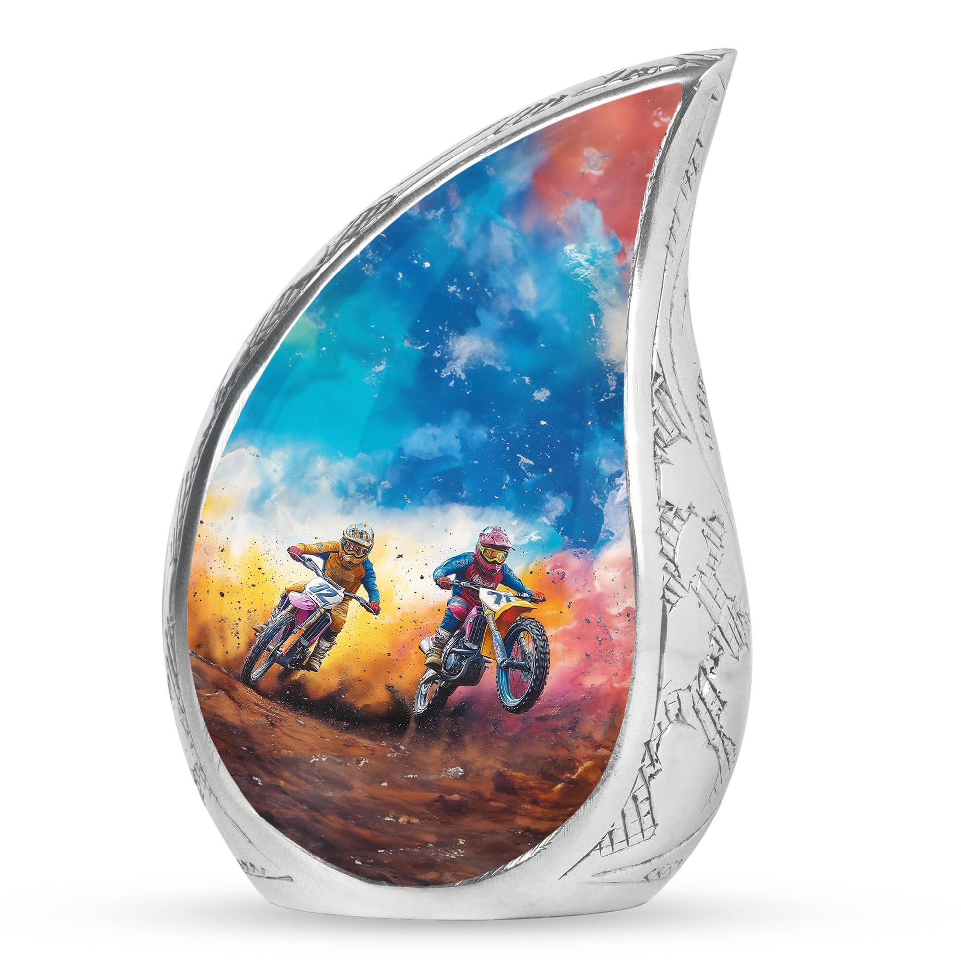 Motorbike Race Theme 3 Inch Keepsake